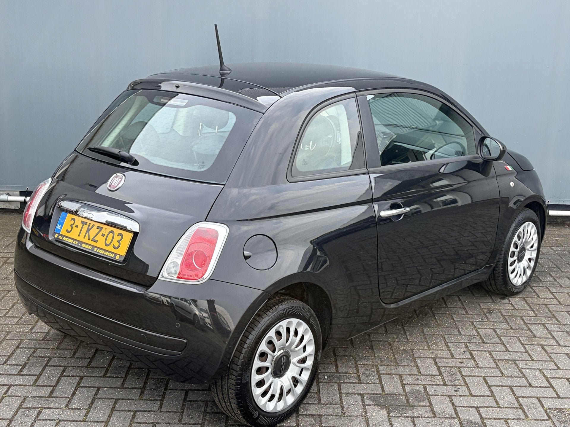 Fiat 500 BWJ 2014 1.0 60 PK Pop AIRCO | CV | MULTI. STUURWIE, Auto's, Fiat, Voorwielaandrijving, Gebruikt, Zwart, Origineel Nederlands
