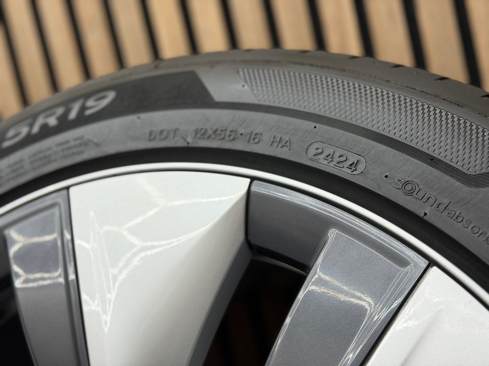 ZGAN! Originele 19 inch Tesla Model Y Gemini 5x114.3 Hankook, 255 mm, ., Banden en Velgen, .