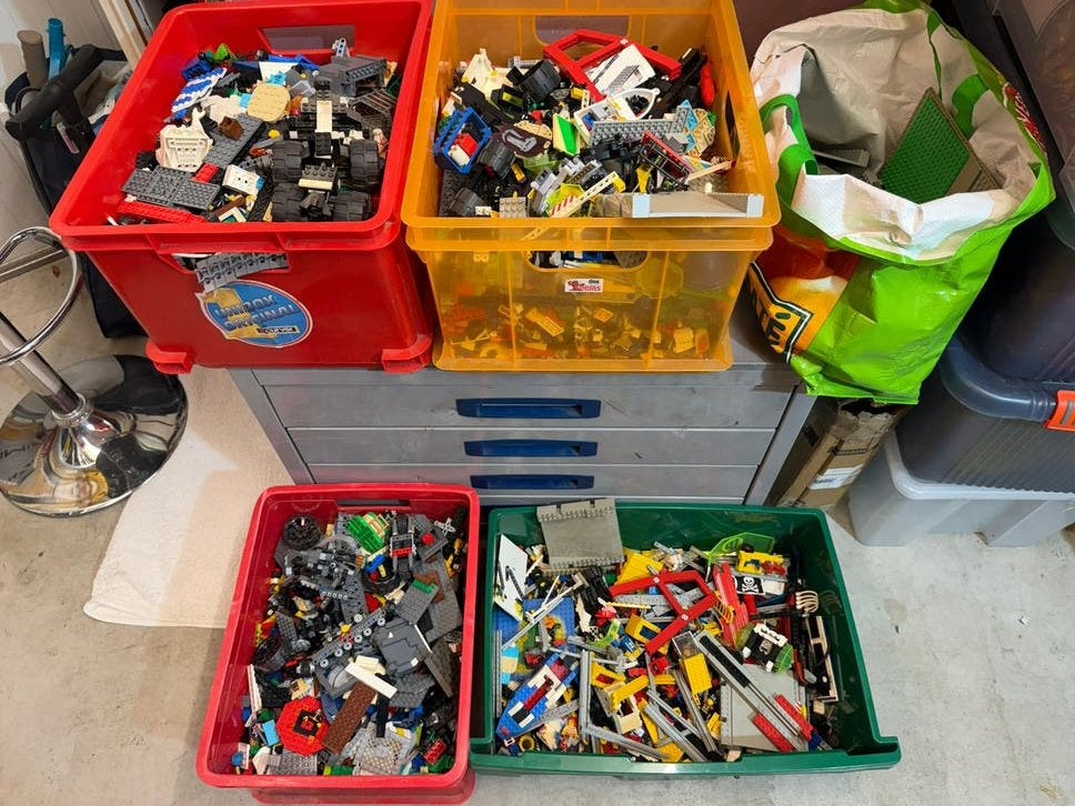 Grote partij vintage lego, Ophalen of Verzenden, Zo goed als nieuw