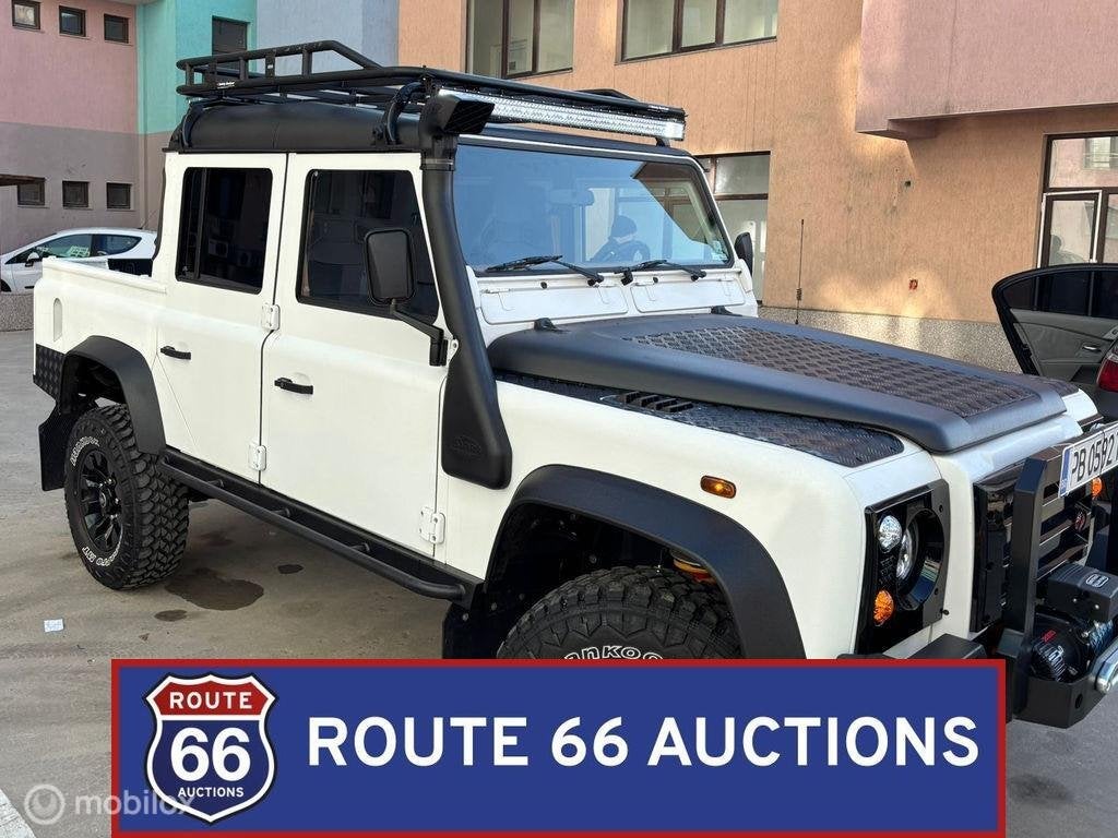 Land Rover Defender 110 Crew Cab Pickup | 2005 | Route 66 Au, Gebruikt, Overige carrosserieën, Zwart, Handgeschakeld
