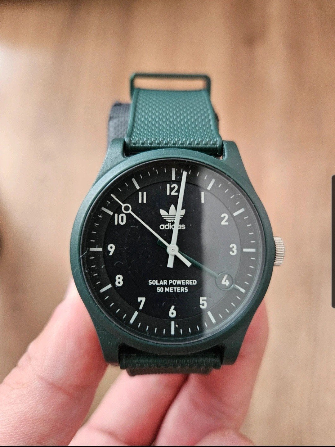 Adidas Project One Solar Powered Horloge - Groen, Overige merken, Overige materialen, Polshorloge, Nieuw