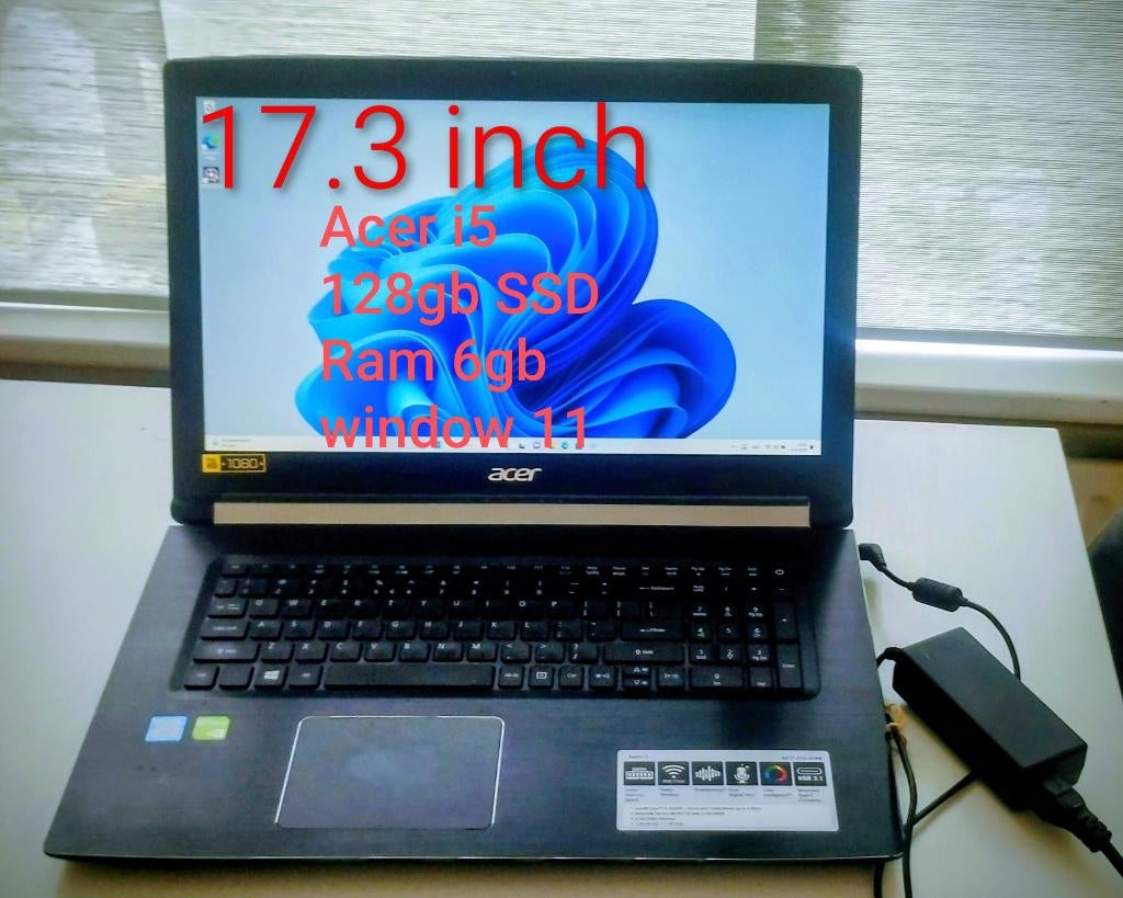 Acer i5 17 inch zeer netjes windows 11, Computers en Software, Windows Laptops, 2 tot 3 Ghz, 8 GB, Ophalen of Verzenden, Zo goed als nieuw