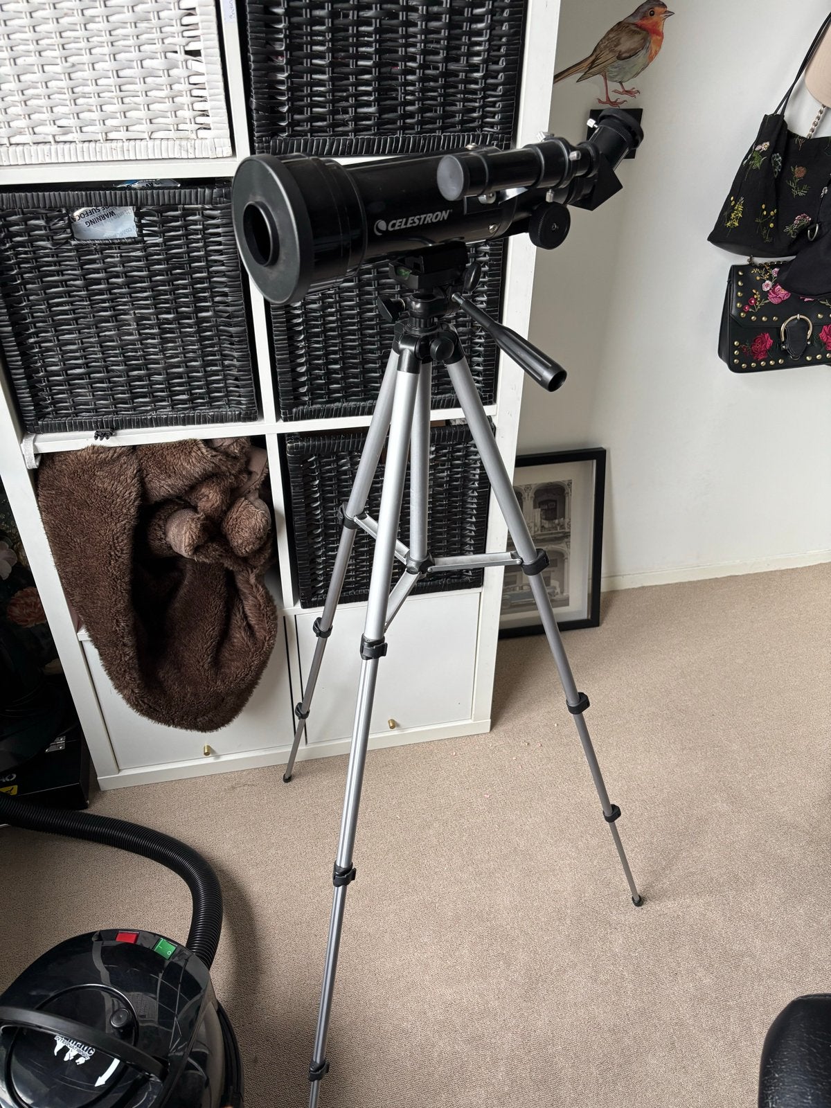 Celestron Travelscope 50: telescoop met draagtas, Lenzentelescoop (refractor), Met statief, Ophalen of Verzenden, Zo goed als nieuw