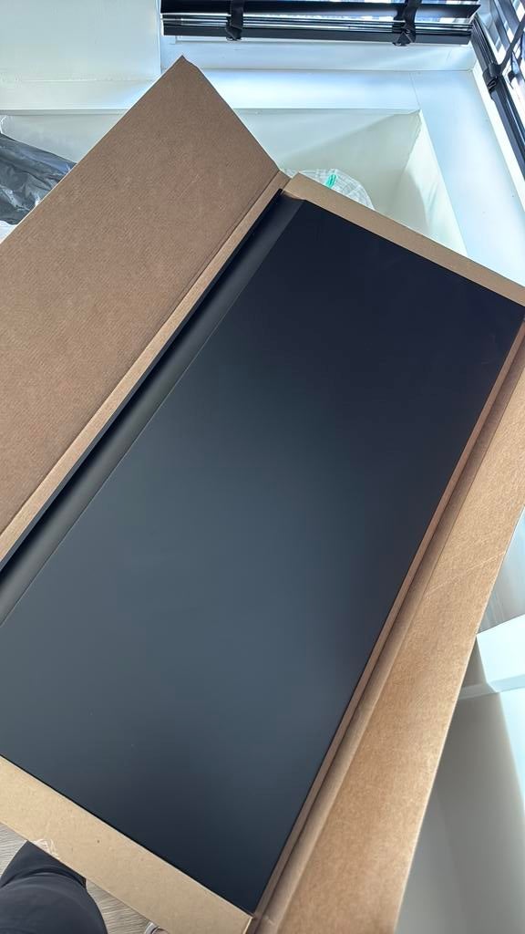4 IKEA UPPLÖV Ladefront Zwart - Mat Antraciet 80x40 cm, Ophalen, Kunststof, 1 of 2 laden, 50 tot 100 cm