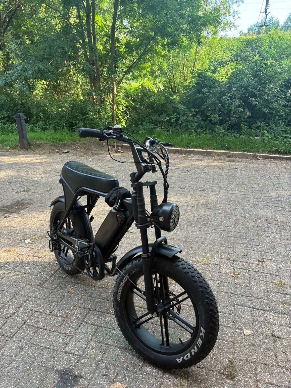 Fatbike E-bike - Zwart, Zo goed als nieuw!, Fietsen en Brommers, Elektrische fietsen, Zo goed als nieuw, 51 tot 55 cm, 50 km per accu of meer