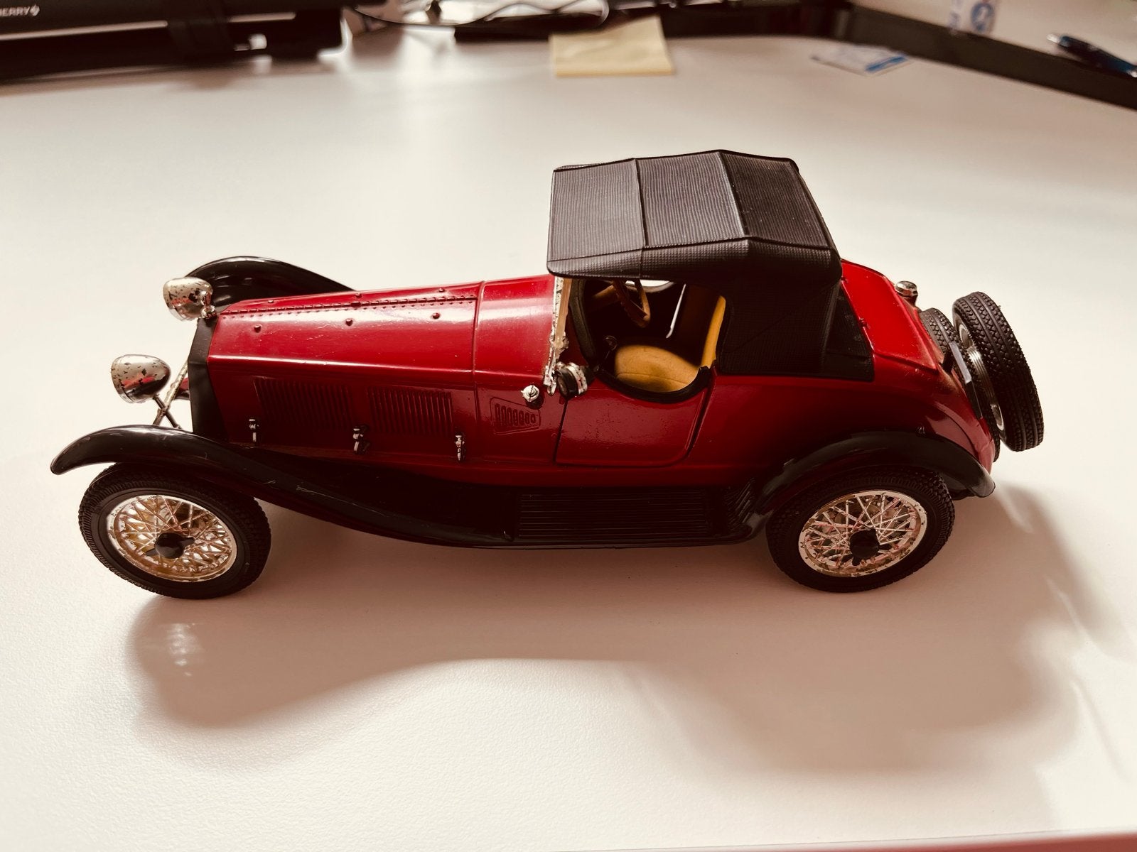Polistil Alfa Romeo Alfetta 1750 TG4 1:16, Ophalen of Verzenden, Gebruikt, Auto