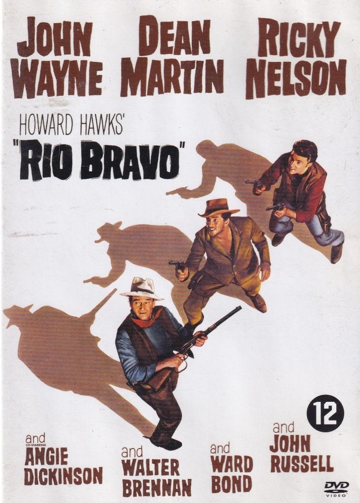 Te koop dvd rio bravo western (john wayne, dean martin, Cd's en Dvd's, Engels, Alle leeftijden, Nederlands, Actie