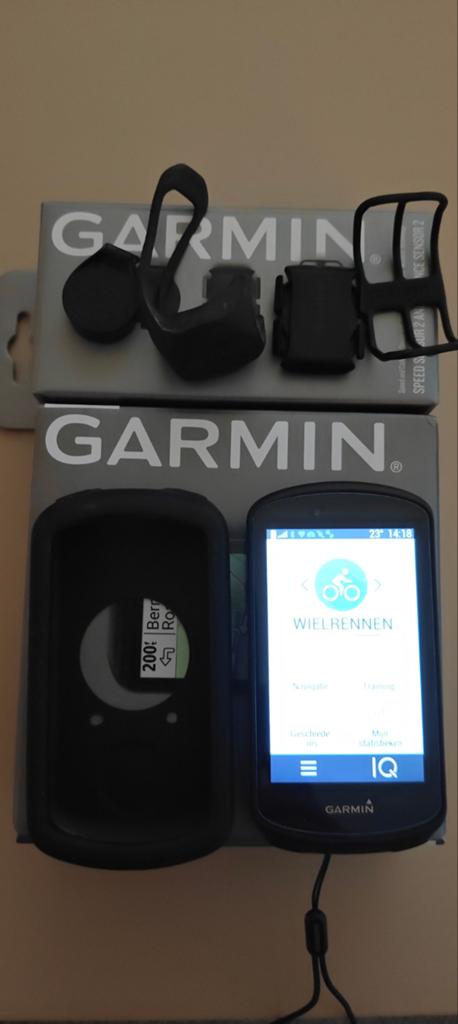 Garmin Edge 1030 Plus + Speed Sensor 2 + Cadance Sensor 2, Ophalen of Verzenden, Zo goed als nieuw