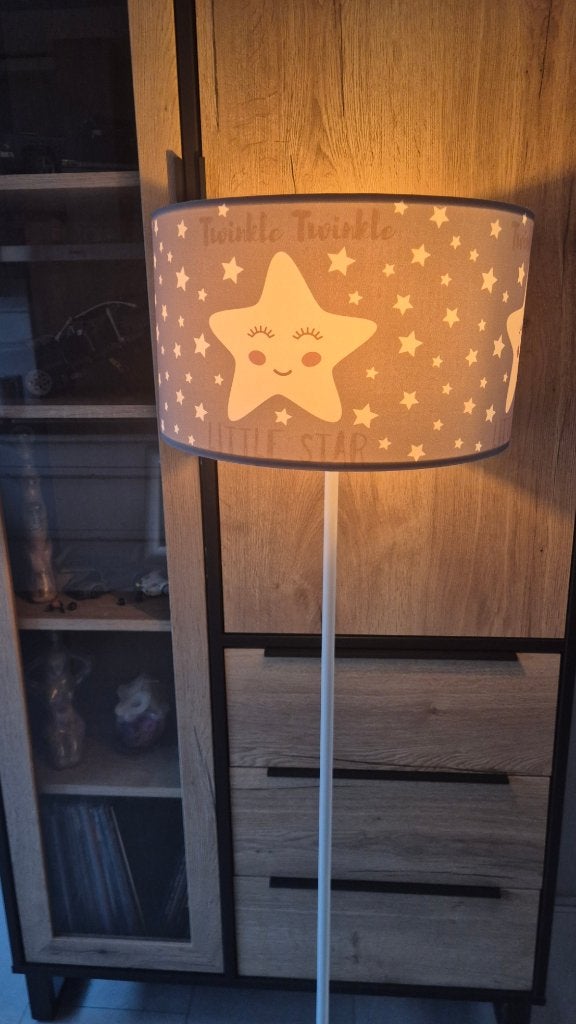 kinder staande lamp twinkle little star - Nieuw, Huis en Inrichting, Nieuw, Textiel, 150 tot 200 cm, E27 (groot)