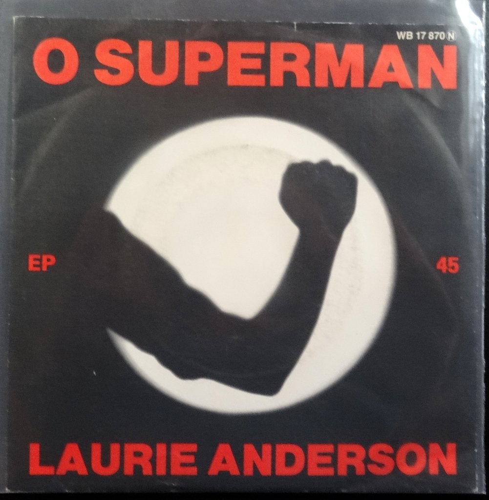 Vinyl single Laurie Andreson - O Superman - € 2,00, Gebruikt, 7 inch, Ophalen of Verzenden, Fotohoes