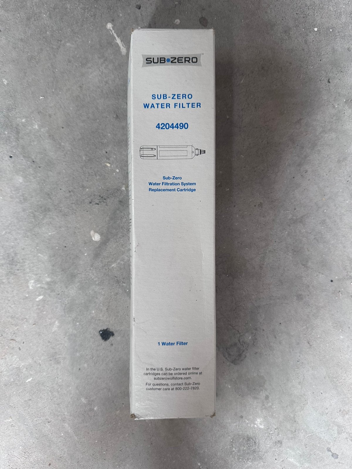 Subzero waterfilter nieuw in verpakking, Ophalen of Verzenden, Zo goed als nieuw