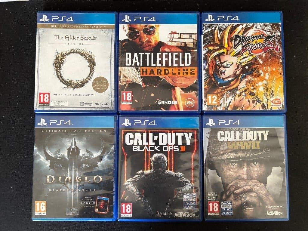 Diverse playstation 4 (PS4) spellen te koop, Online, Gebruikt, Vanaf 18 jaar, Overige genres