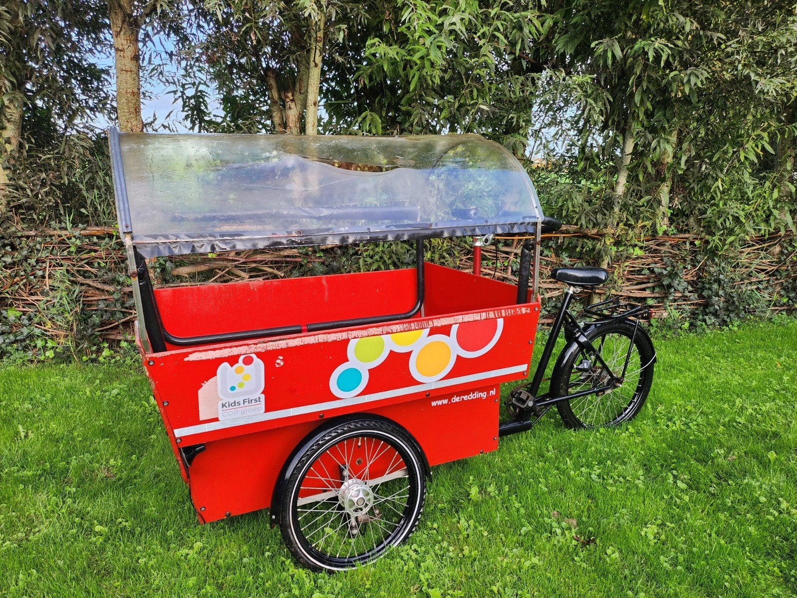 Bakfiets met stevige wielen - Ideaal voor foodbike/foodtruck, Gebruikt, Goederen, Elektrisch, Ophalen