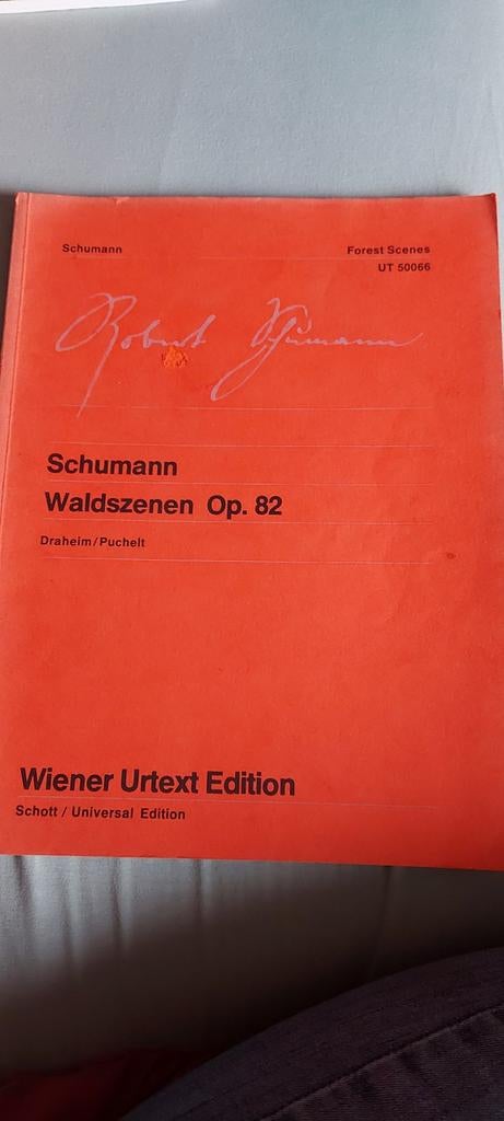 Schumann Waldszenen Op. 82 - Pianomuziek Boek, Ophalen of Verzenden, Klassiek, Keyboard
