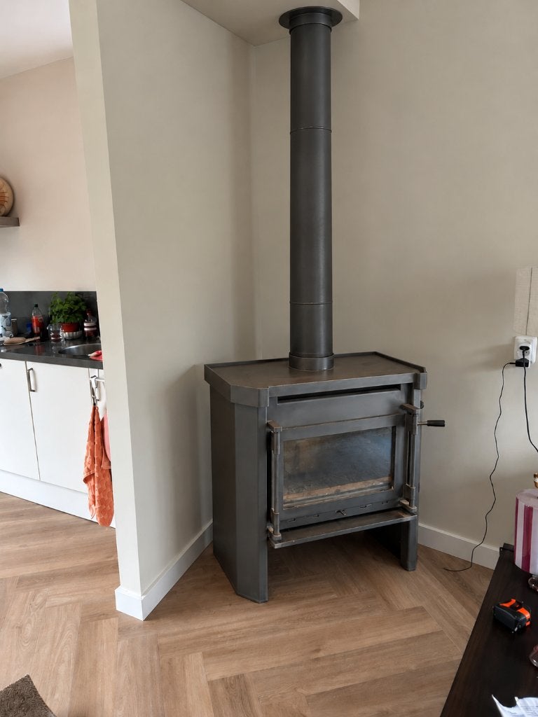 Janus Houtkachel 12, Huis en Inrichting, Ophalen, Gebruikt, Vrijstaande haard, Houthaard