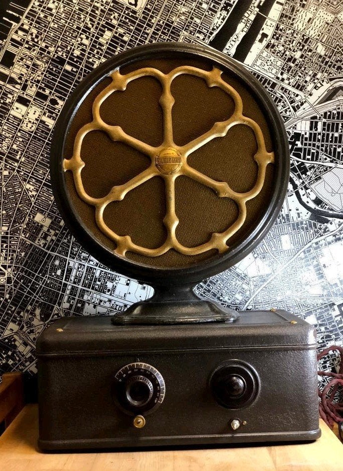 Vintage art-deco Atwater Kent Model 37 Radio Type E Speaker, Antiek en Kunst, Ophalen of Verzenden