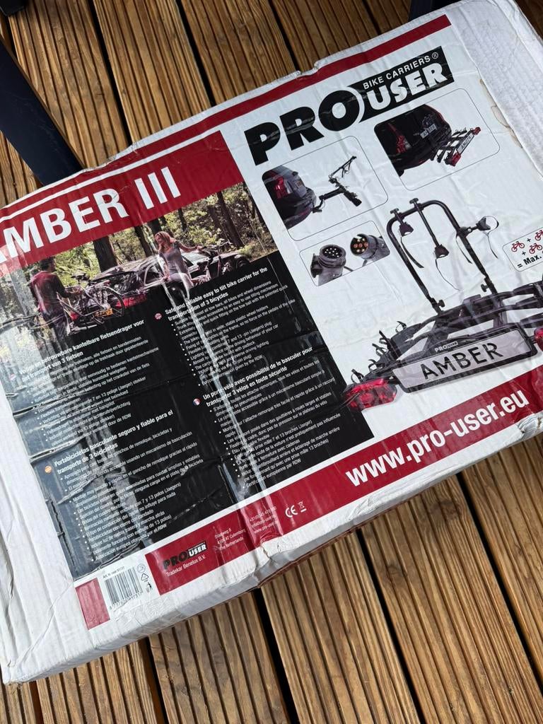 Fietsendrager Amber III van Pro User, Ophalen, Zo goed als nieuw, Overige typen, 40 tot 60 kg
