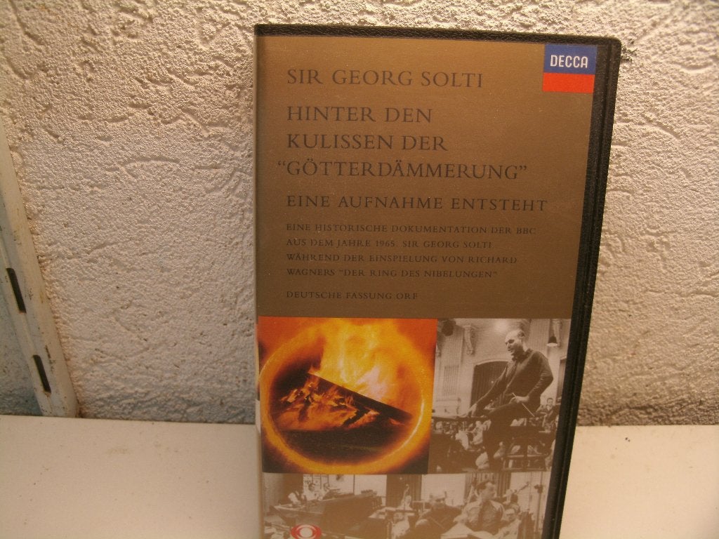 vhs 72b hinter den kulissen der gotterdammerrung, Cd's en Dvd's, Vanaf 16 jaar, Ophalen of Verzenden, Zo goed als nieuw, Actie en Avontuur