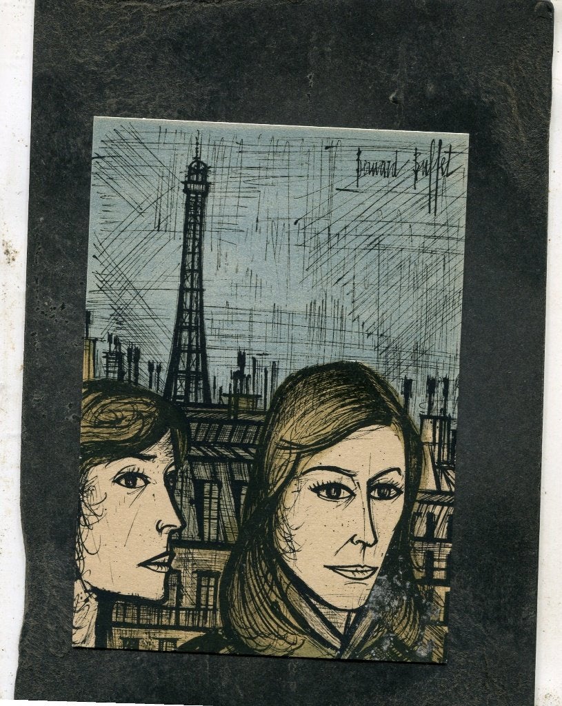 Ansicht Bernard Buffet - Les Parisiennes, Verzenden, 1980 tot heden, Ongelopen, Overige thema's