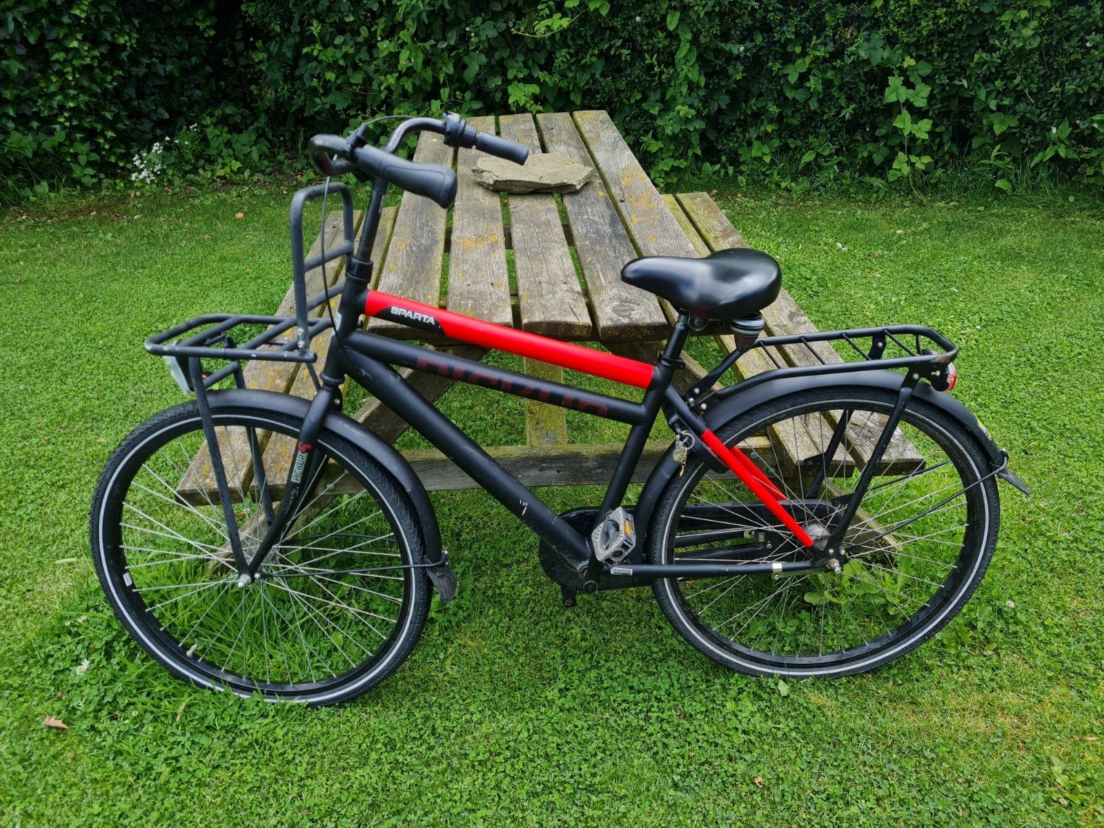 Sparta Pick-Up Fiets 26 inch met voordrager, Ophalen, Sparta, Gebruikt, Velgrem