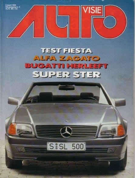 Autovisie 5 1989 : Mazda MX5 - Mercedes Benz SL - Nissan ZX, Ophalen of Verzenden, Gelezen, Algemeen