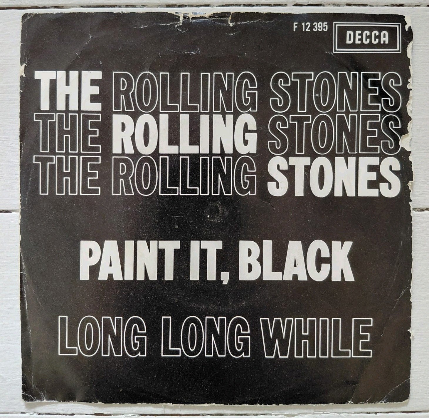 The Rolling Stones - Paint It, Black / Long Long While (EP), Gebruikt, 7 inch, Ophalen of Verzenden, EP
