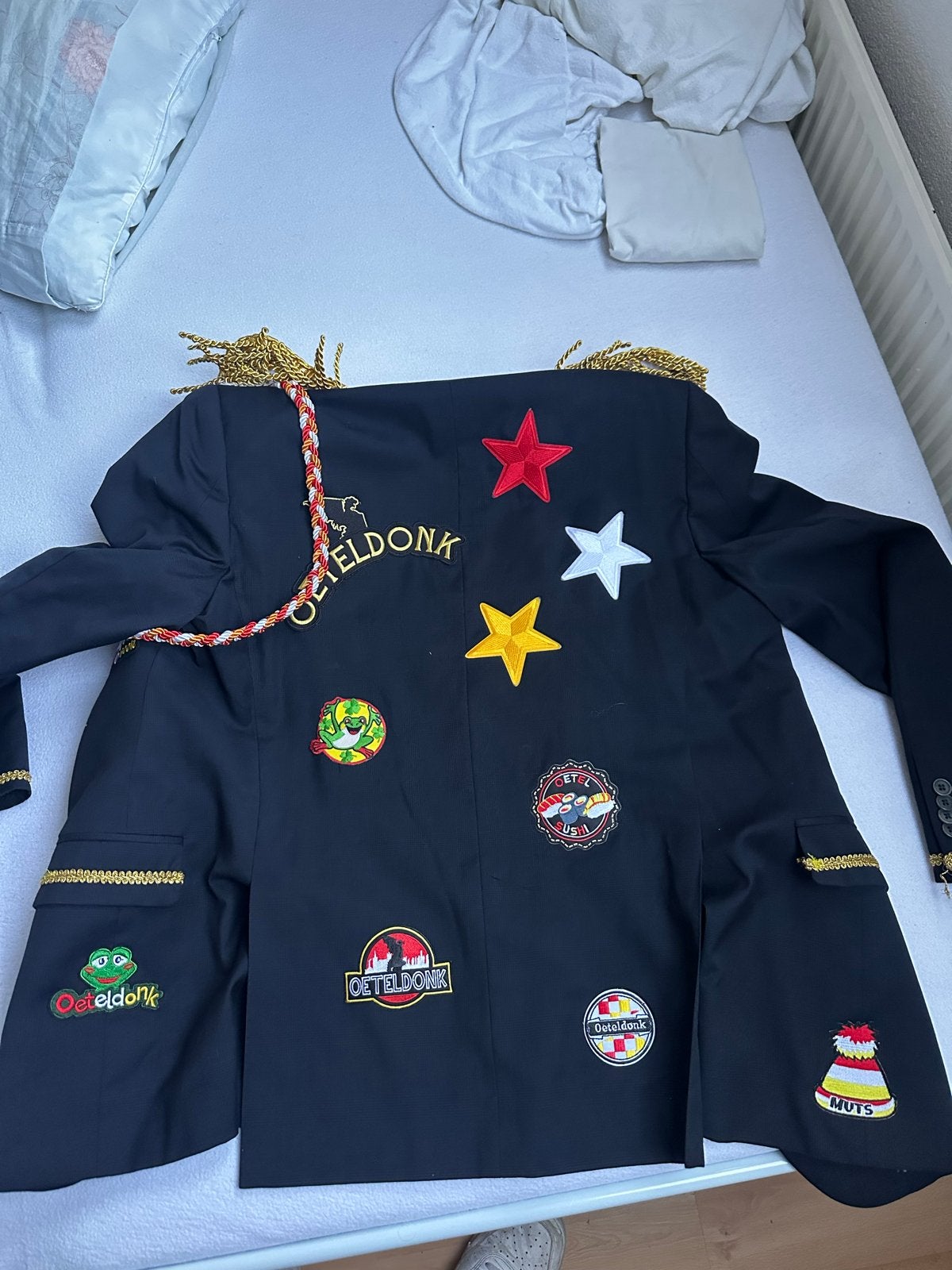 Carnavalsjas Oeteldonk, Kleding | Heren, Carnaval, Verzenden, Overige maten, Zo goed als nieuw