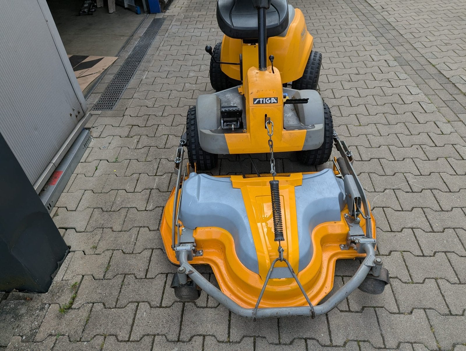 STIGA PARK COMPACT 4WD‼️100 CM COMBI MAAIDEK ZITMAAIER, Cirkelmaaier, Gebruikt, Ophalen of Verzenden, Benzine-grasmaaier