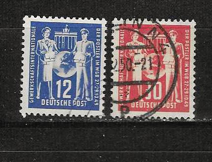 DDR 243-244, Ophalen of Verzenden, BRD, Gestempeld