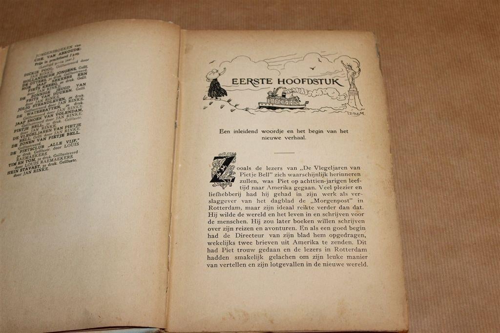De zonen van Pietje Bell — Chr. van Abkoude [1e Druk 1922], Boeken, Ophalen of Verzenden, Gelezen