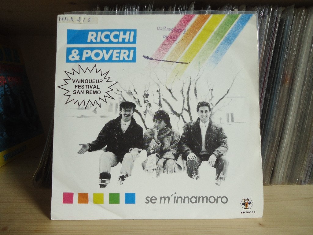7" Single Ricchi & Poveri - Se M'innamoro / Mami Mami, Gebruikt, 7 inch, Ophalen of Verzenden, Pop