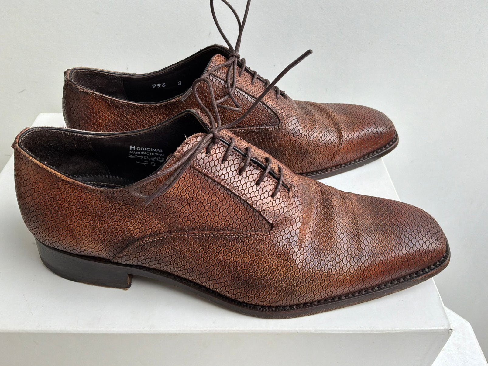 Harris maat 8 (42) topschoenen, Ophalen, Bruin, Zo goed als nieuw, Veterschoenen