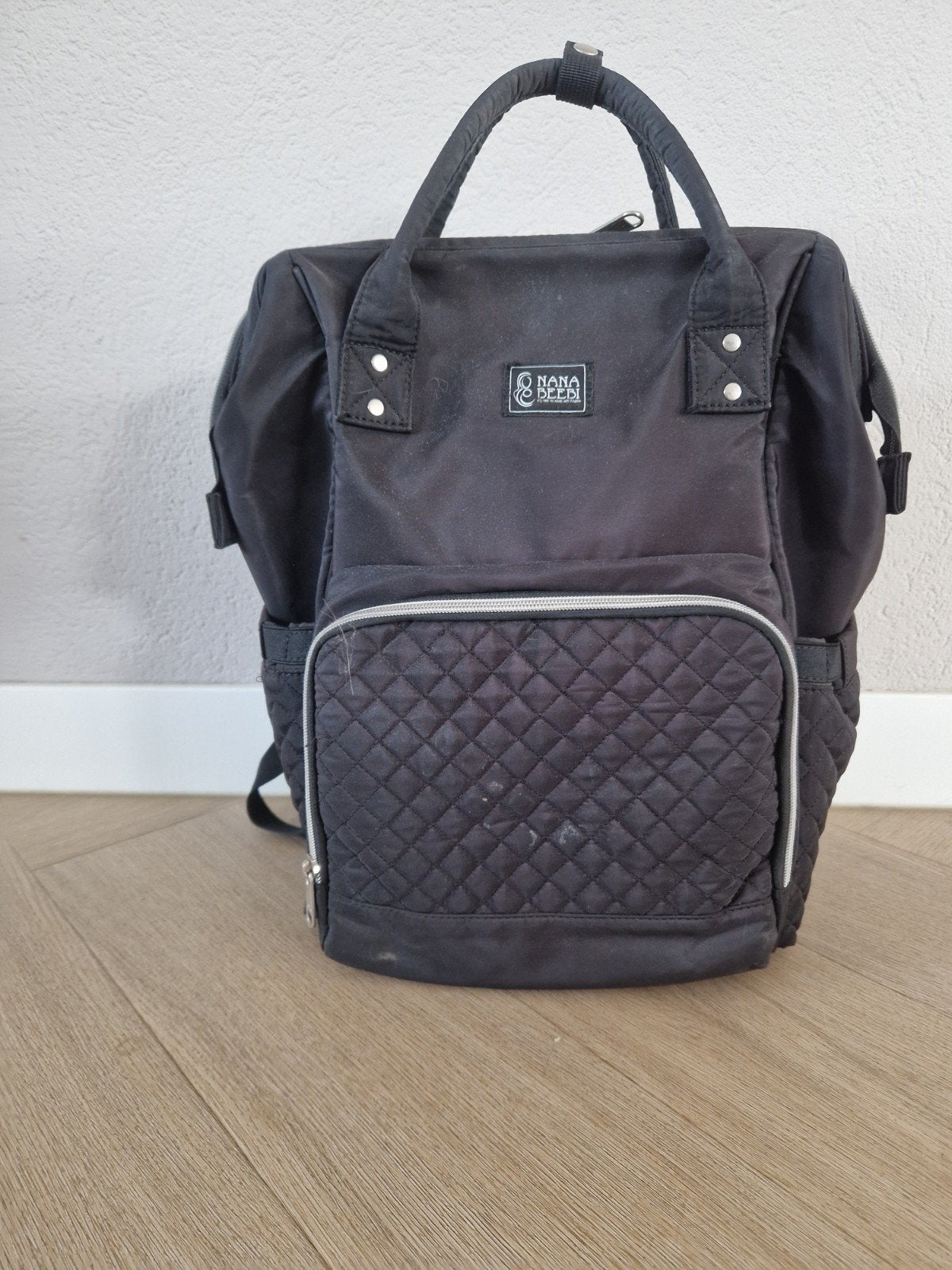 NANA BEEBI Luiertas Blauw, Kinderen en Baby's, Verzorgingstas, Gebruikt, Blauw, Nana Beebi