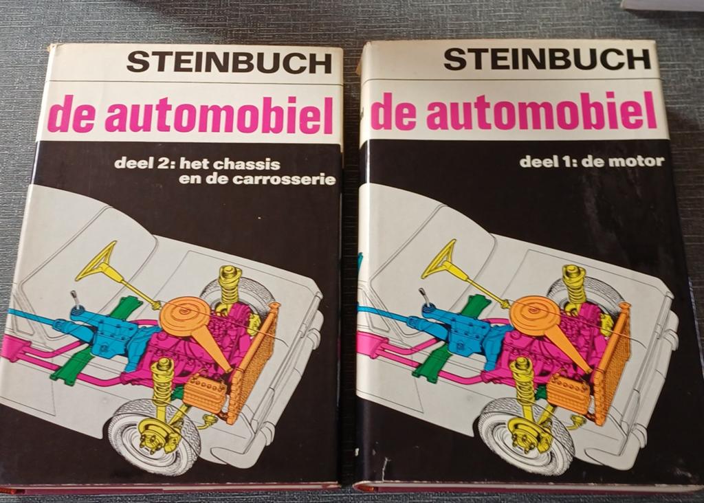 De Automobiel deel 1 & 2 - Steinbuch (Linnen kaft), Ophalen of Verzenden, Algemeen