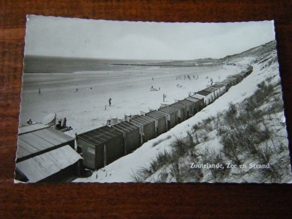 Z40 - Zoutelande - Strandhuisjes - Mooi/Oud, Ophalen of Verzenden, 1960 tot 1980, Zeeland