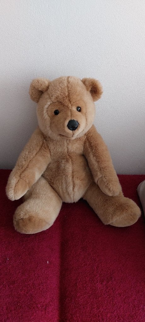 knuffelbeer erg zachte stof, alleen decoratief gebruikt, Overige merken, Overige karakters, Beer, Ophalen of Verzenden