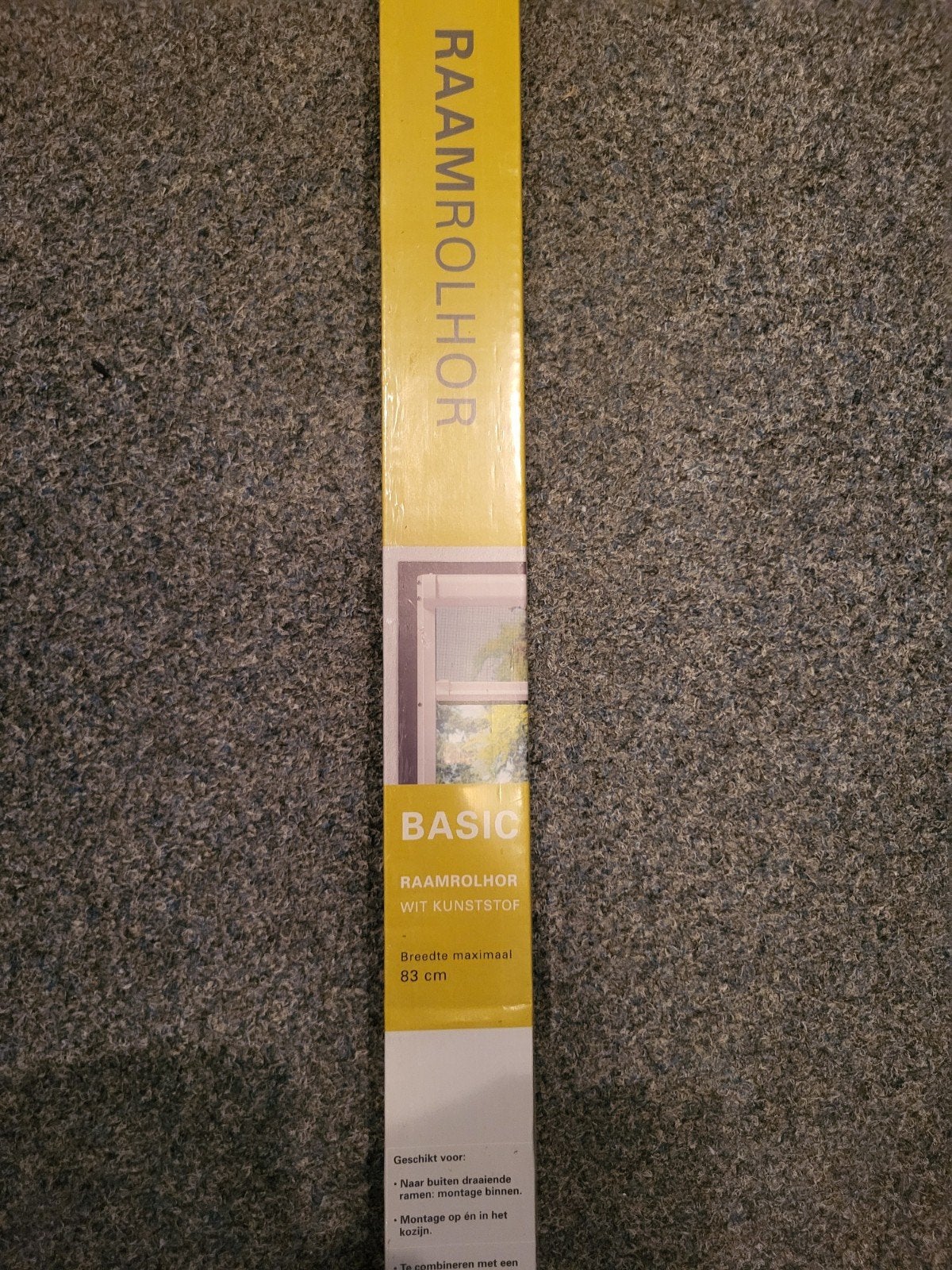 Bruynzeel Raamrolhor Basic - Nieuw in doos (max 83 cm), Ophalen, Kunststof, 80 tot 100 cm, Overige typen