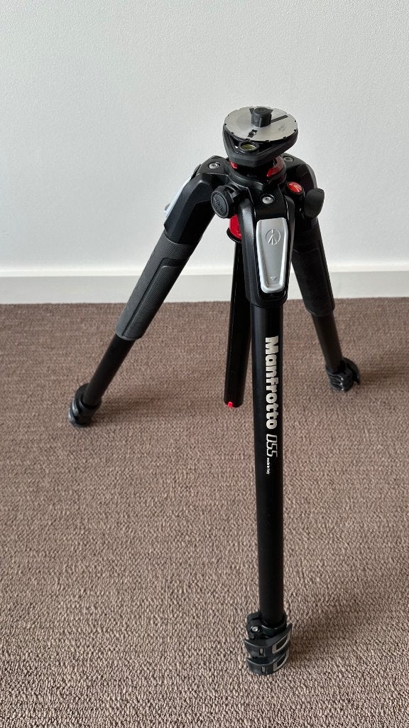 statief, Gebruikt, 175 cm of meer, Manfrotto, Met waterpas