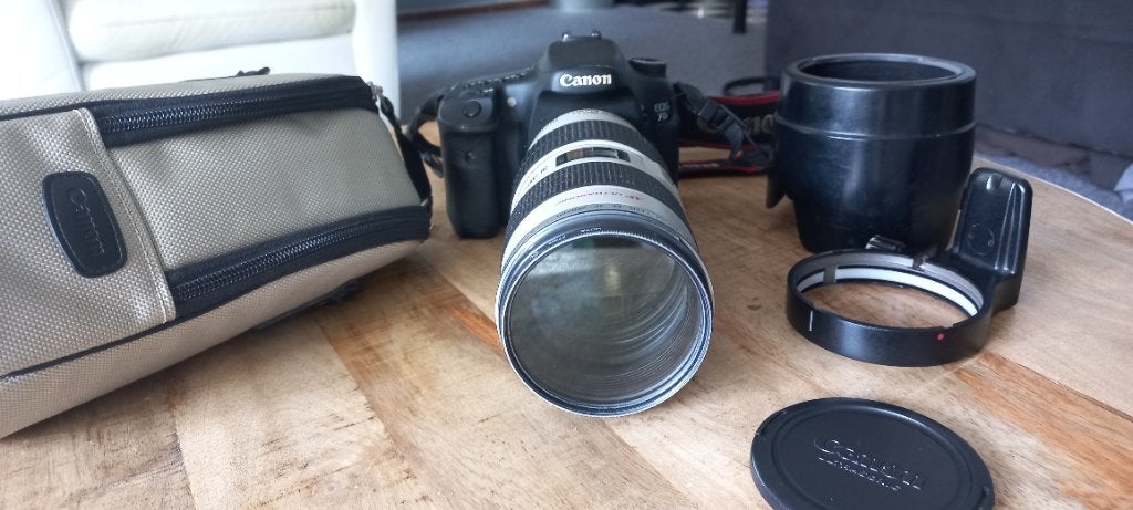 Canon EF 70-200 2.8 L is USM lens, Audio, Tv en Foto, Fotografie | Lenzen en Objectieven, Gebruikt, Canon, Statiefgondel, Canon EF