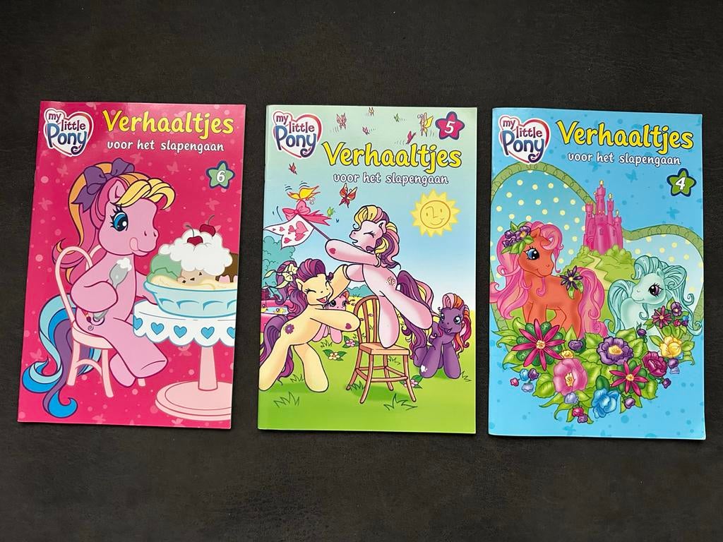 My Little Pony Verhaaltjes voor het slapengaan (3 boeken), Boeken, Ophalen of Verzenden, Zo goed als nieuw, 3 tot 4 jaar