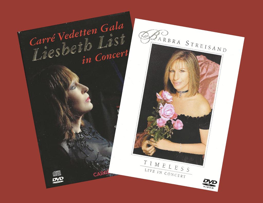 Dvd --  Liesbeth List en Barbra Streisand in Concert, Alle leeftijden, Ophalen of Verzenden, Zo goed als nieuw
