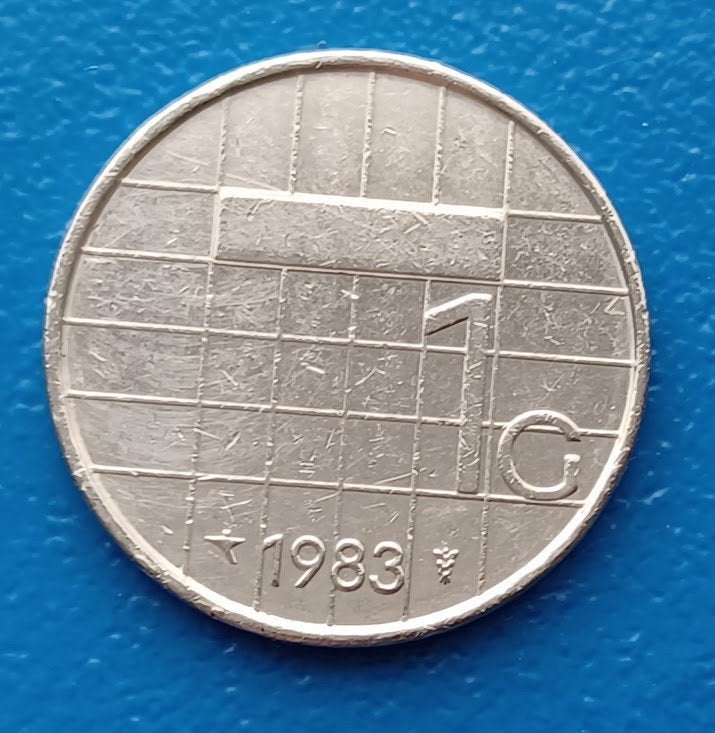 1 Gulden 1983 - Beatrix, Postzegels en Munten, Munten | Nederland, Verzenden, Koningin Beatrix, 1 gulden, Losse munt