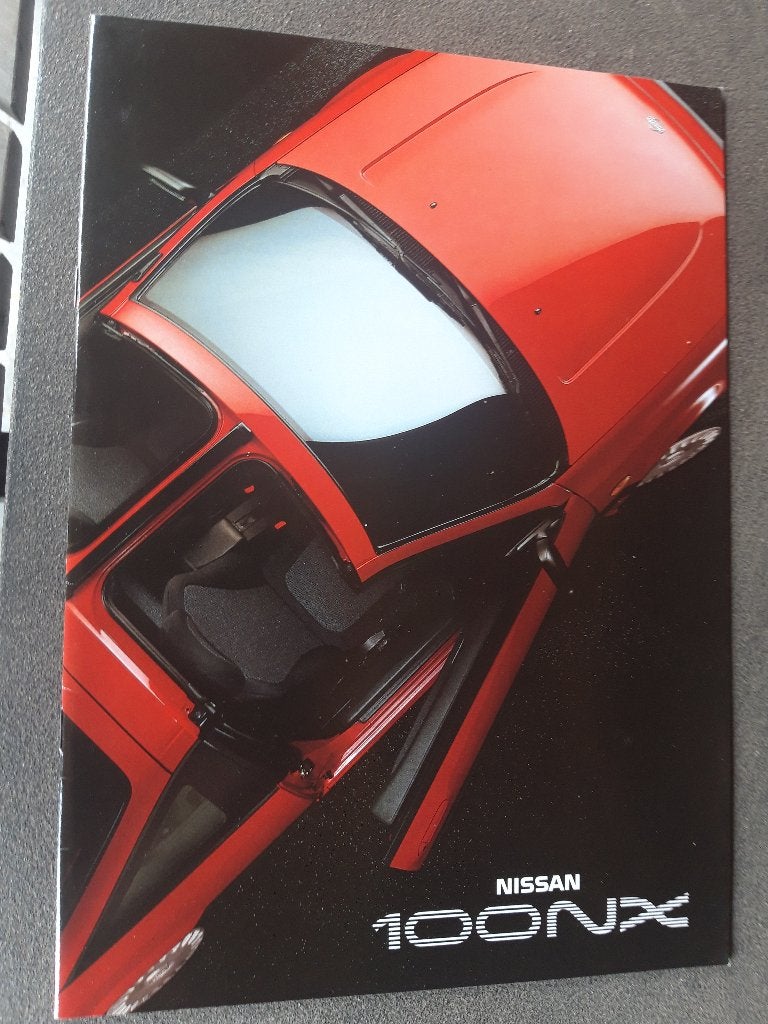 folder Nissan 100 NX modeljaar 1991 - Nederlands, Ophalen of Verzenden, Zo goed als nieuw, Nissan