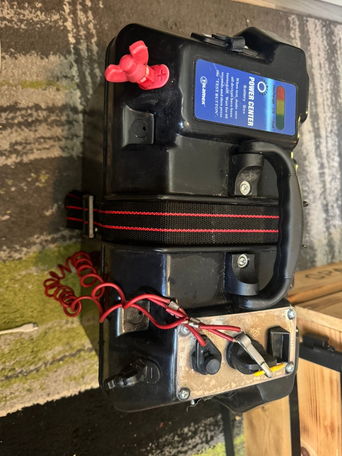 Batterij box talamex met dodemanskort, Ophalen, Gebruikt, Overige typen
