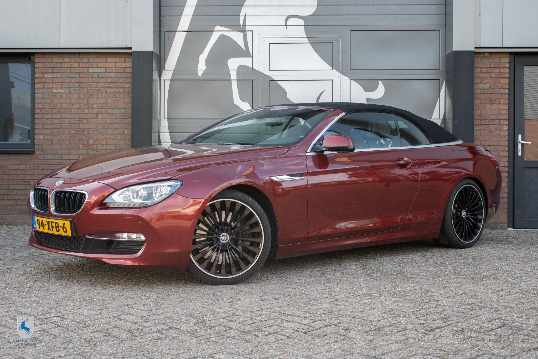 BMW 6-serie Cabrio 650xi High Executive Vermilion Rood / 20', Auto's, BMW, Automaat, Euro 5, Gebruikt, Cabriolet