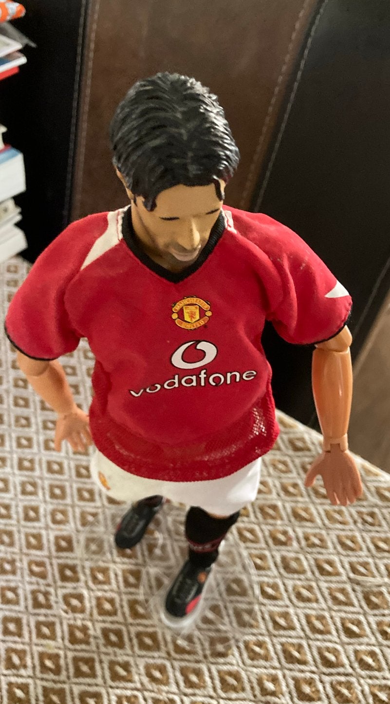 Ruud v Nistelrooy Manchester United actiefiguur Kick-o-Mania, Verzamelen, Sportartikelen en Voetbal, Ophalen of Verzenden, Gebruikt