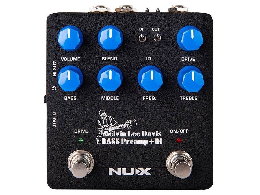NUX Melvin Lee Davis NBP-5 bas preamp + DI box, Muziek en Instrumenten, Effecten, ., Overige typen, Nieuw, Ophalen of Verzenden
