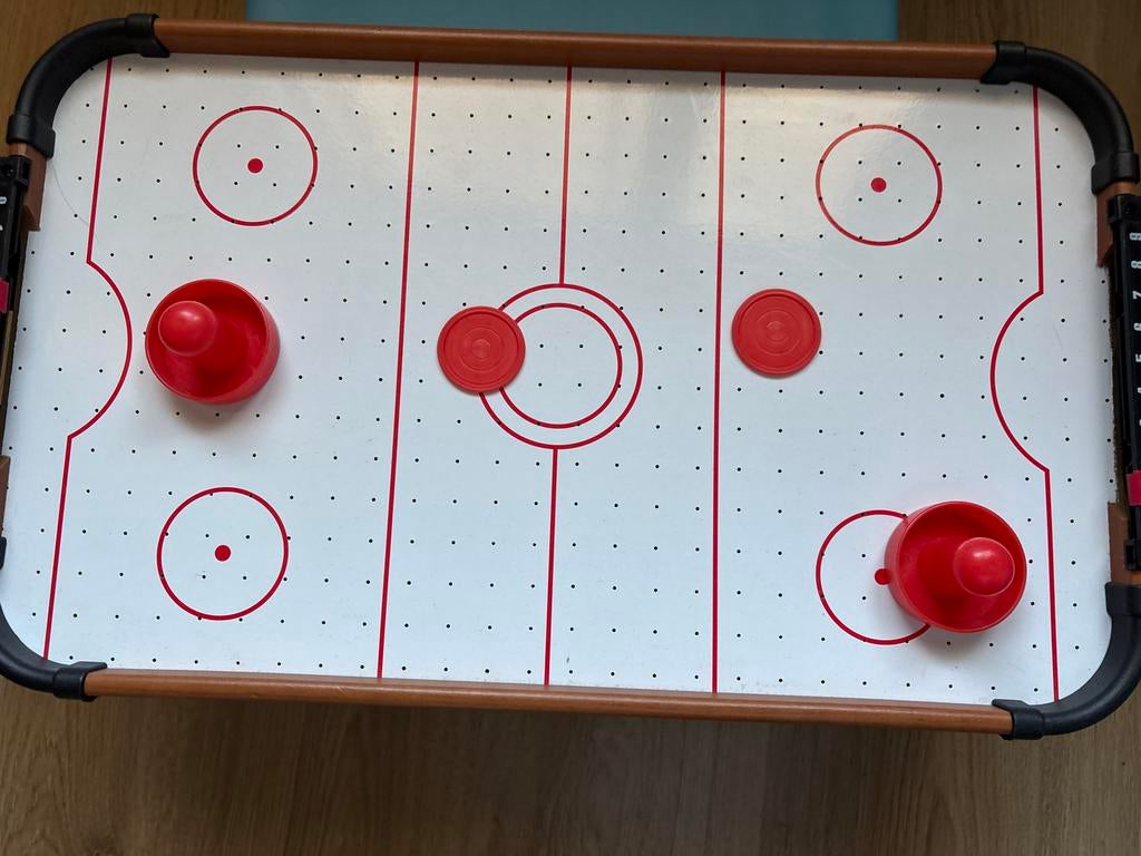 Compacte Airhockey Tafel - Compleet met Accessoires, Ophalen, Zo goed als nieuw