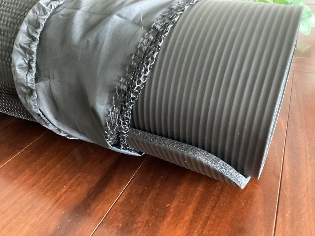 Dikke yoga mat., Ophalen of Verzenden, Zo goed als nieuw, Zwart