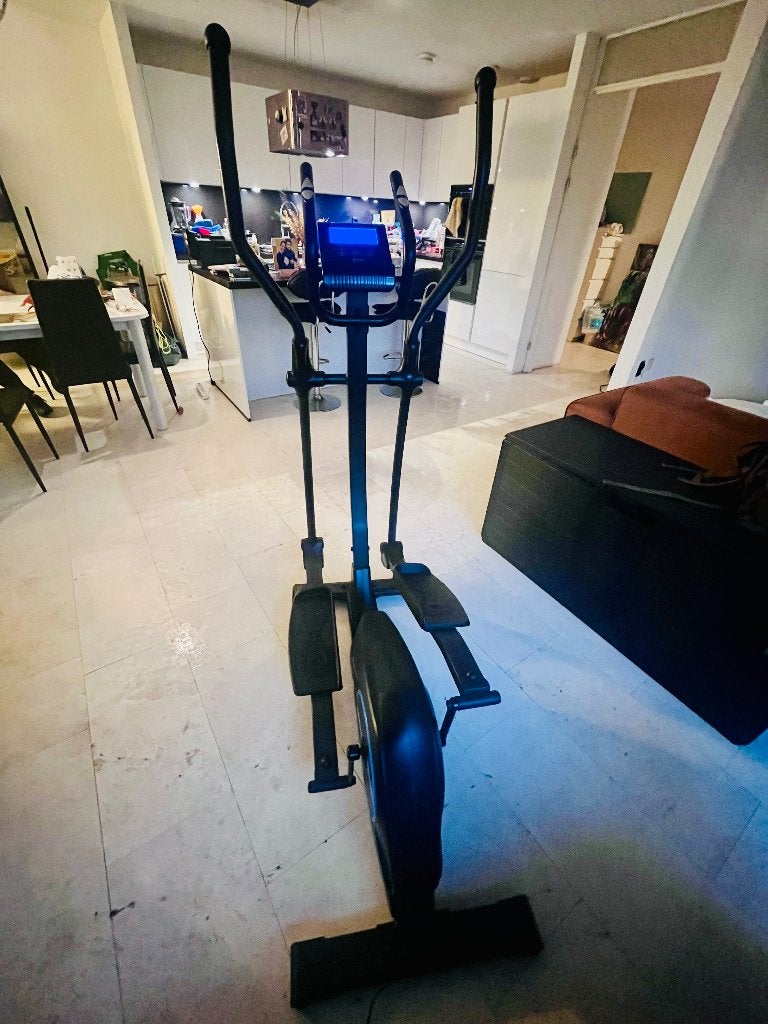 Crosstrainer fitness apparaat – goede staat – thuis trainen, Ophalen, Kunststof, Crosstrainer, Buik